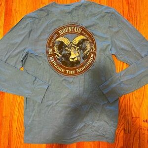 Chaps Light Blue Long Sleeve Tee NWOT